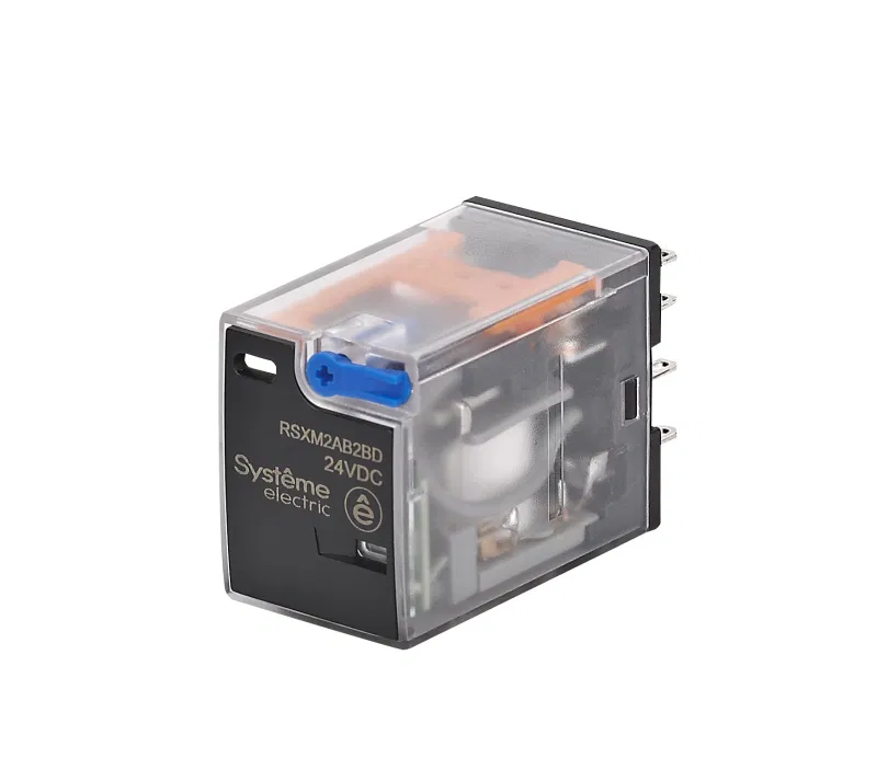 Реле 12А 2перекл. 24В DC тест кнопка LED SE RSXM2AB2BD Systeme Electric