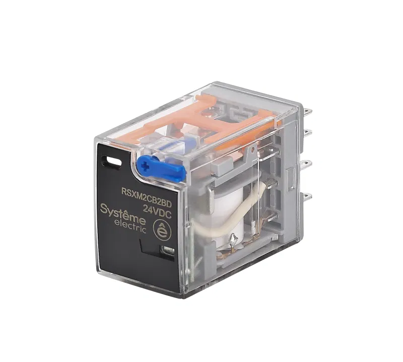 Реле 10А 2перекл. 24В DC тест кнопка LED SE RSXM2CB2BD Systeme Electric