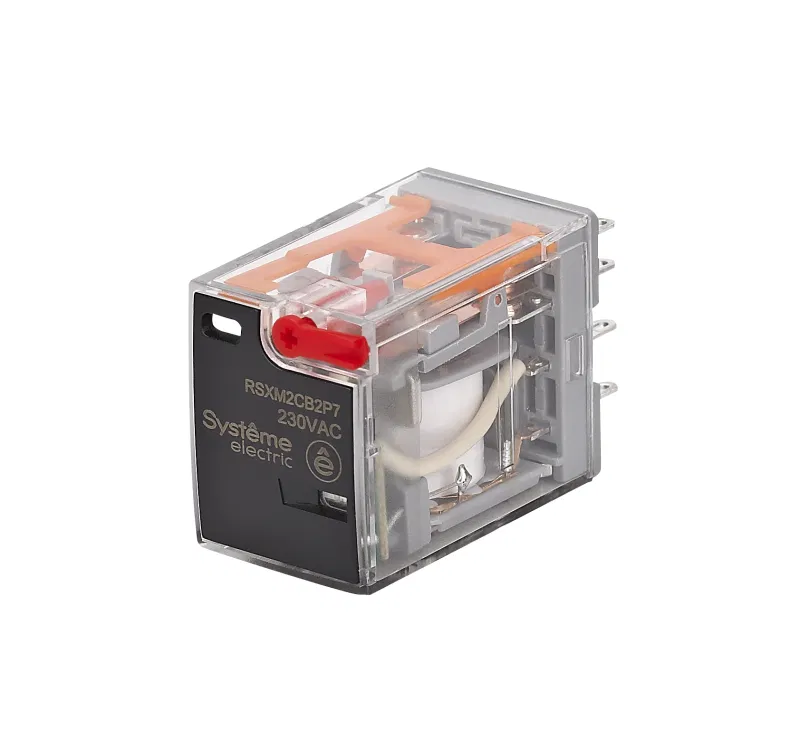 Реле 10А 2перекл. 230В AC тест кнопка LED SE RSXM2CB2P7 Systeme Electric