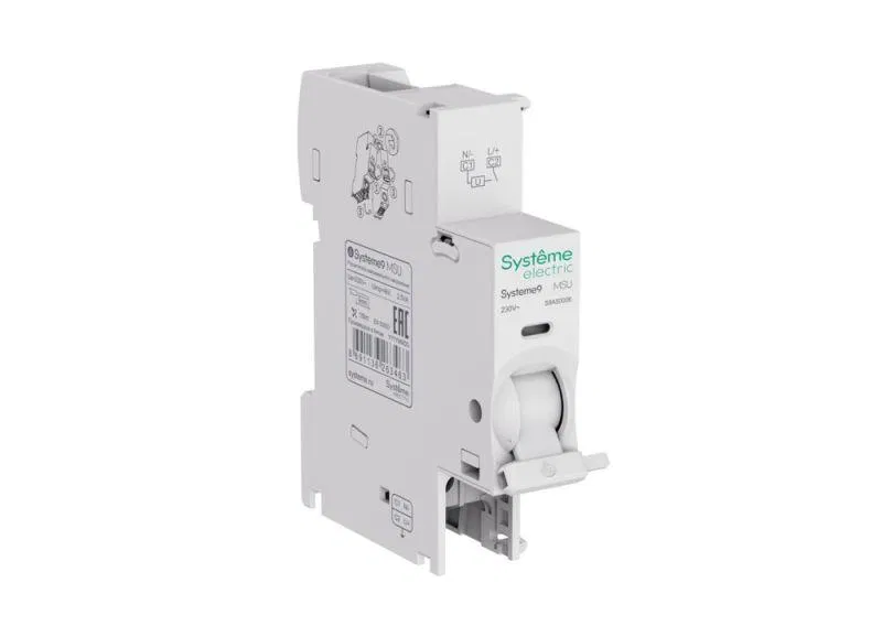 Расцепитель максимального напряжения MSU AC 230В U>275В Systeme9 SE S9A50006 Systeme Electric