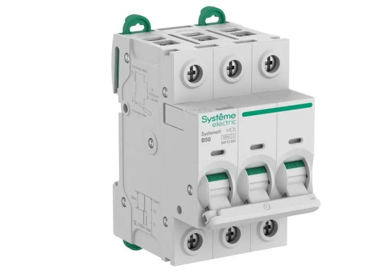 Выключатель автоматический 3п B 50А 10кА Systeme9 400В SE S9F31350 Systeme Electric