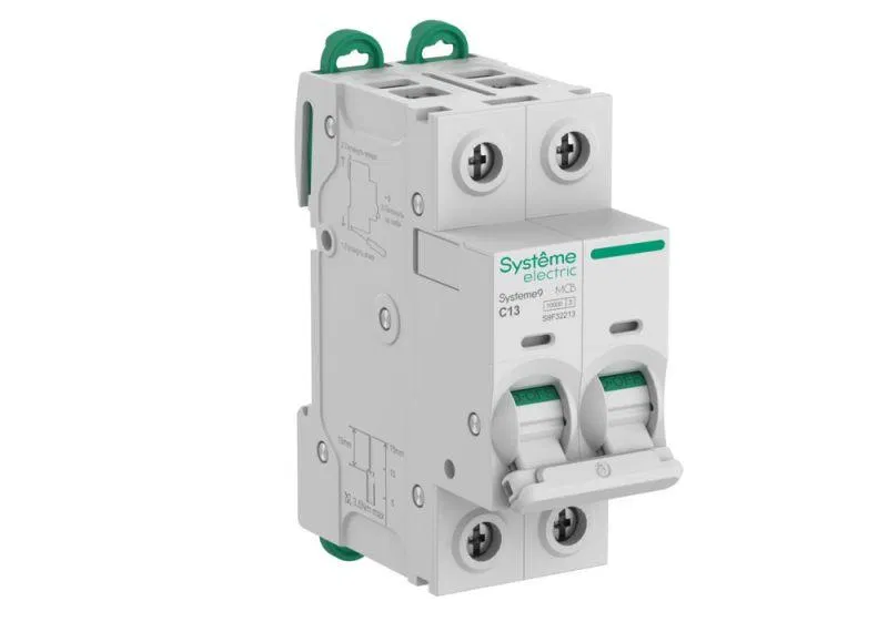 Выключатель автоматический 2п C 13А 10кА Systeme9 400В SE S9F32213 Systeme Electric