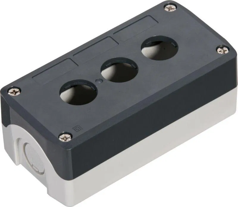 Пост кнопочный 3 отверстия сер. SE SALD03 Systeme Electric