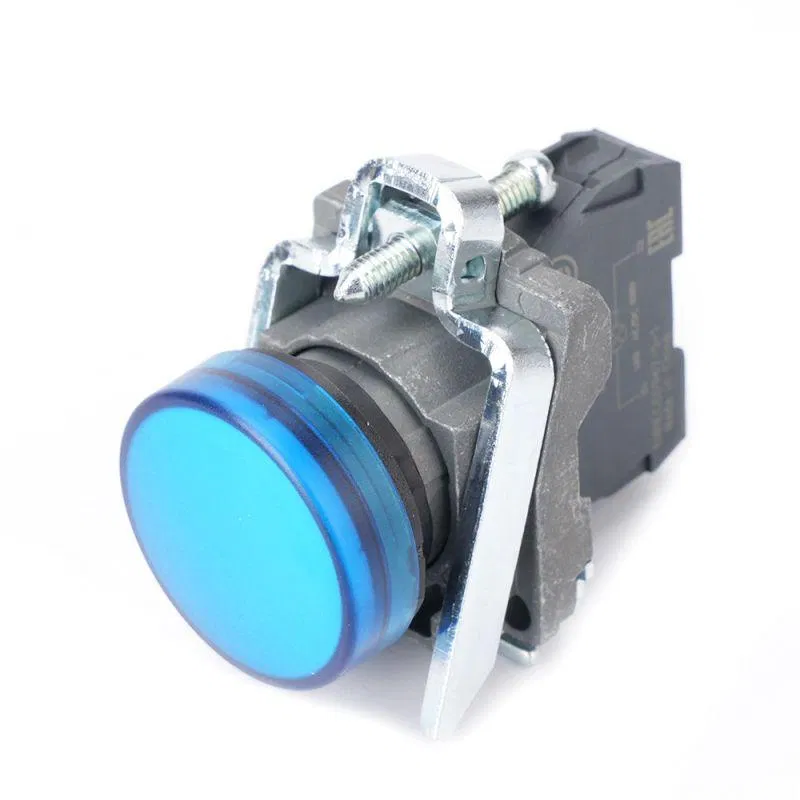 Лампа светосигнальная d22мм 24В DC син. в сборе SE SB4BVB6 Systeme Electric