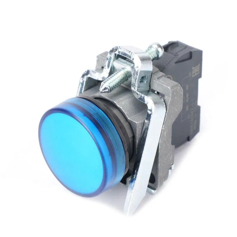 Лампа светосигнальная d22мм 230-240В AC син. в сборе SE SB4BVM6 Systeme Electric