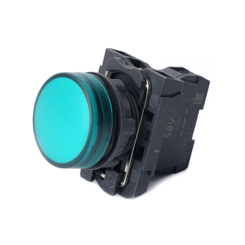 Лампа светосигнальная SB5 d22мм 230-240В AC зел. в сборе SE SB5AVM3 Systeme Electric