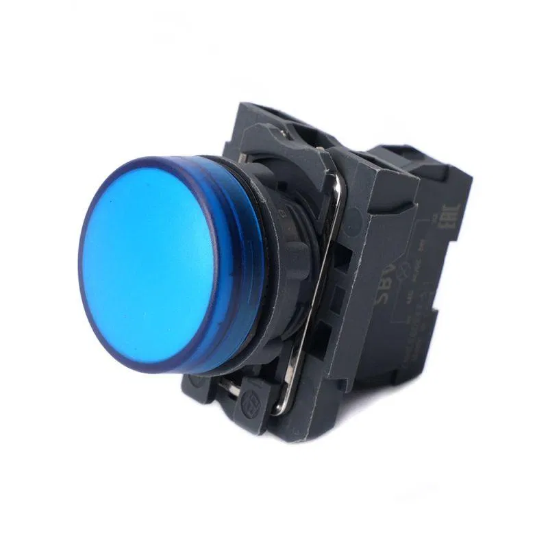 Лампа светосигнальная SB5 d22мм 230-240В AC син. в сборе SE SB5AVM6 Systeme Electric