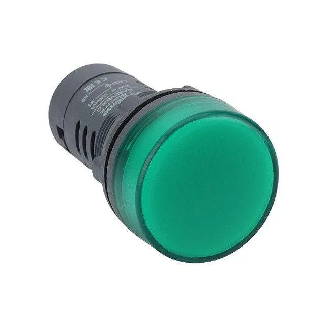 Лампа светосигнальная SB7 d22мм 24В DC зел. моноблочная SE SB7EV03BP Systeme Electric