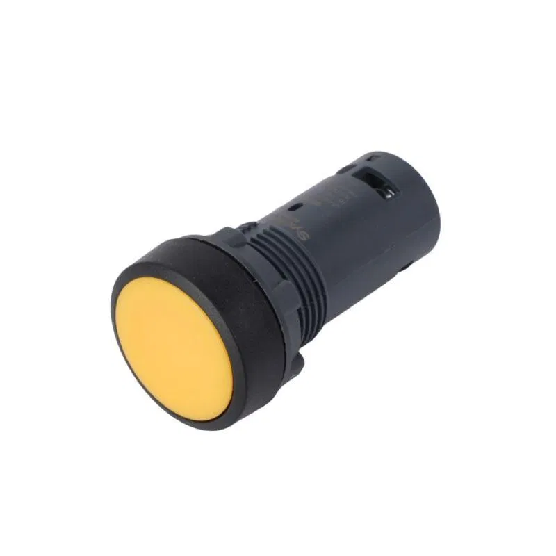 Кнопка моноблочная SB7 22мм с возвратом пластик 1НО IP65 черн. SE SB7NA51 Systeme Electric