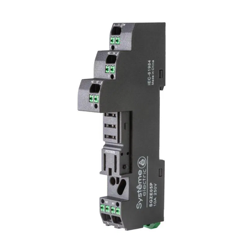Розетка для реле 1СО скоба mixed push in SE SGZE05P Systeme Electric