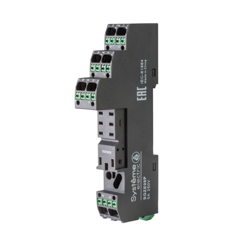 Розетка для реле 2СО скоба mixed push in SE SGZE08P Systeme Electric