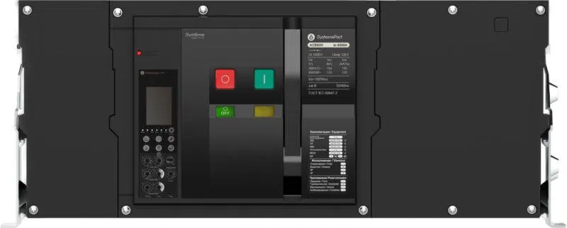 Выключатель автоматический воздушный 3п 5000А SystemePact ACB63H 6.0H стац. ГП MCH+MX+XF AC 230В SE SPA63H503FHNN58H Systeme Electric