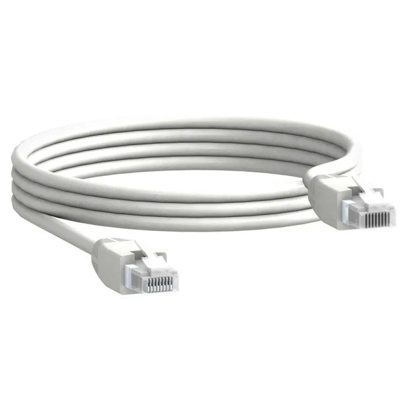 Кабель RJ45/RJ45 (вил. часть) (дл.3м) (уп.5шт) SE SPC-RJ45-3 Systeme Electric