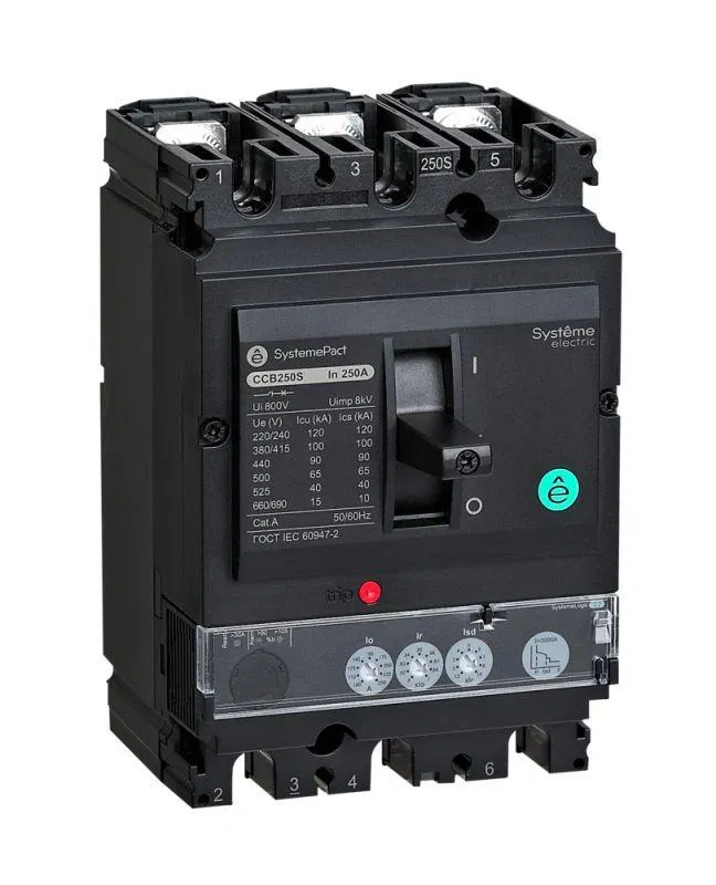 Выключатель автоматический SPC100 36кА S2.2M 3P3D 100А SE SPC100F10022M3DF Systeme Electric