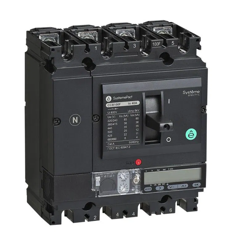 Выключатель автоматический SPC100 150кА S5.2E 4P4D 40А SE SPC100L04052E4DFC Systeme Electric