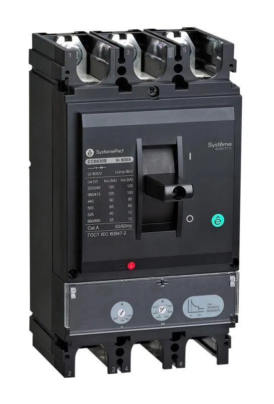 Выключатель автоматический SPC400 36кА S1.3M 3P3D 320А SE SPC400F32013M3DF Systeme Electric