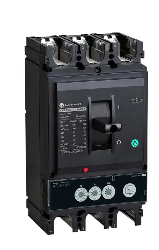 Выключатель автоматический SYSTEMEPACT CCB400 150кА 3P3D S2.3 400А рычаг SE SPC400L40023L3DF Systeme Electric