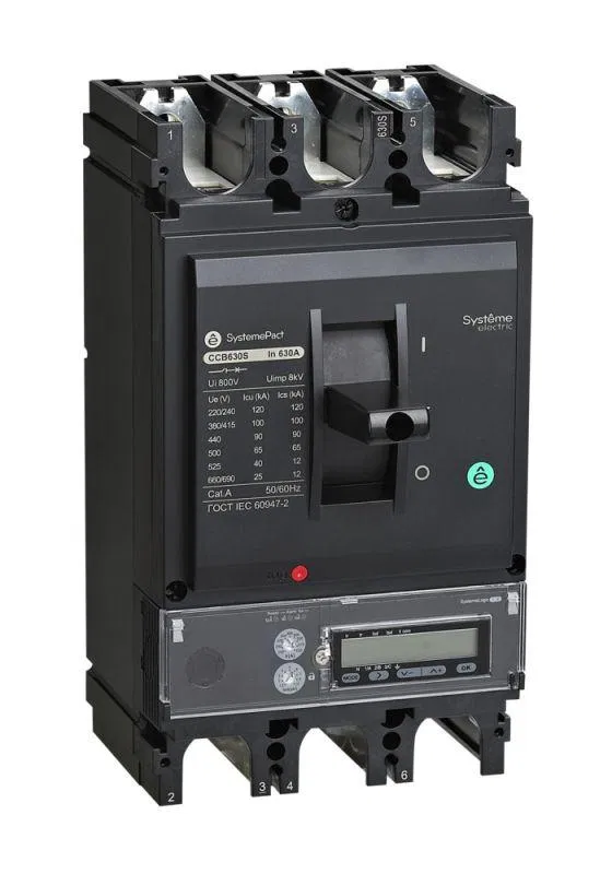 Выключатель автоматический SPC400 150KA 3P3D S5.3E 400А SE SPC400L40053E3DFC Systeme Electric