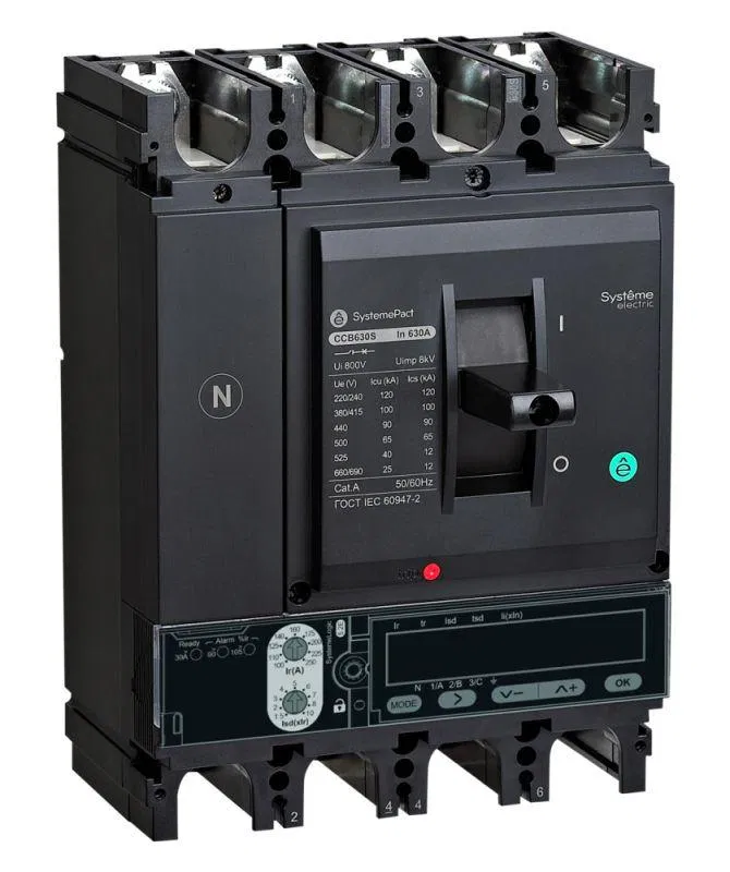 Выключатель автоматический SPC400 150кА S5.3E 4P4D 400А SE SPC400L40053E4DFC Systeme Electric