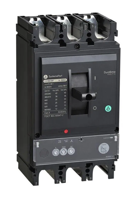 Выключатель автоматический SPC400 100кА S2.3M 3P3D 320А SE SPC400S32023M3DF Systeme Electric