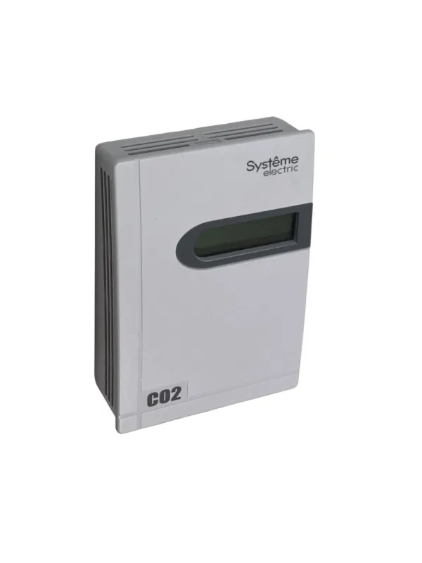 Датчик CO2 комнатный 0-10В/4-20мА(3-пров) ЖКЭ ~18-30В/=18-30В SE SRCDPD Systeme Electric