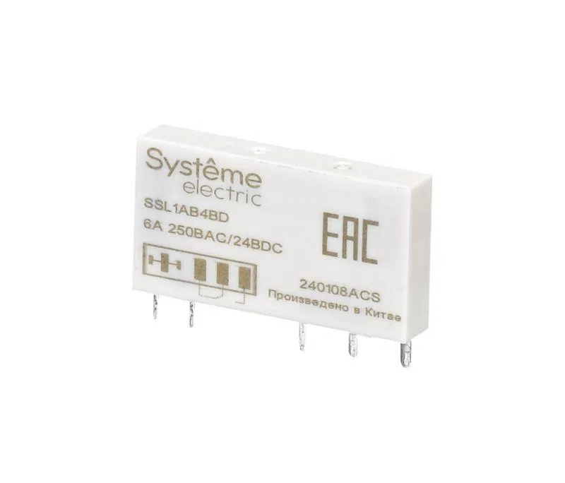 Реле интерфейсное 1CO 6А 24В DC SE SSL1AB4BD Systeme Electric