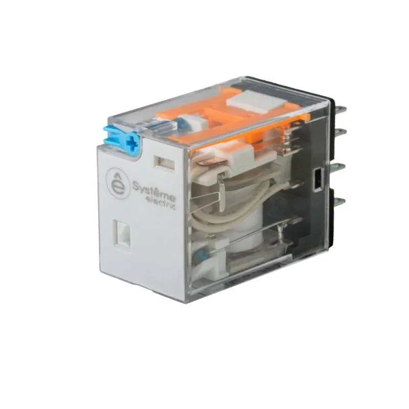 Реле 12А 2перекл. 110В DC тест кнопка LED SE SXM2AB2FD Systeme Electric