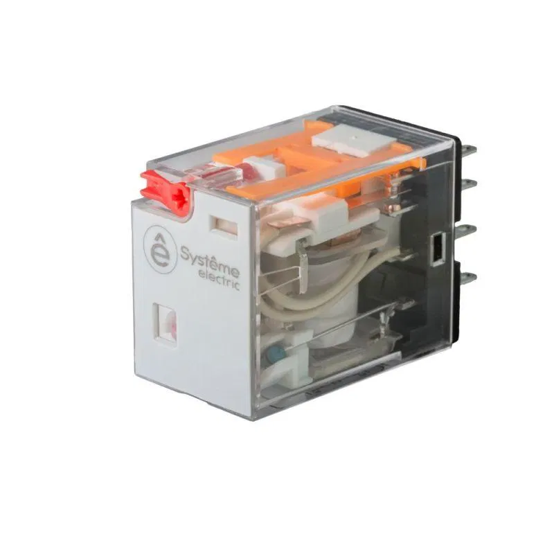 Реле 10А 2перекл. 48В AC тест кнопка LED SE SXM2CB2E7 Systeme Electric