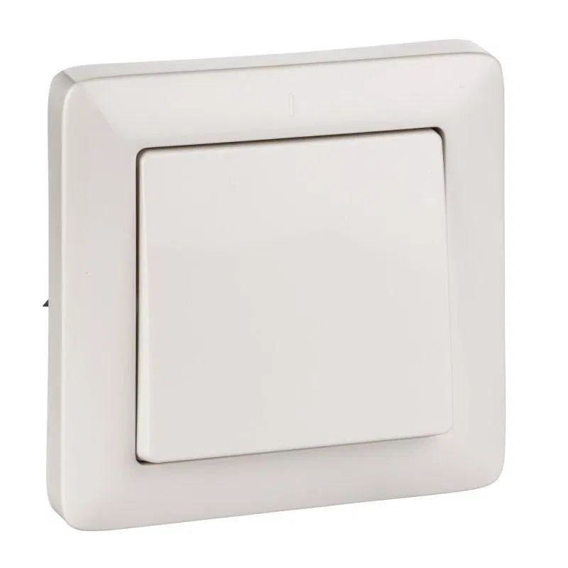 Выключатель 1-кл. СП Хит 6А IP20 250В бел. SE VS16-133-B Systeme Electric