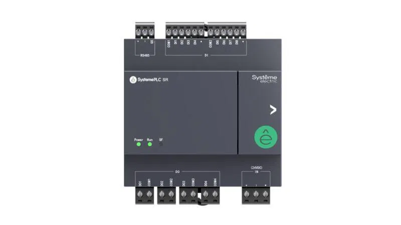 Реле интеллектуальное SR1 24В DC 12 IO: 8 DI; 4 DO (реле) 1хRS485 SE ZR1PB00BD Systeme Electric