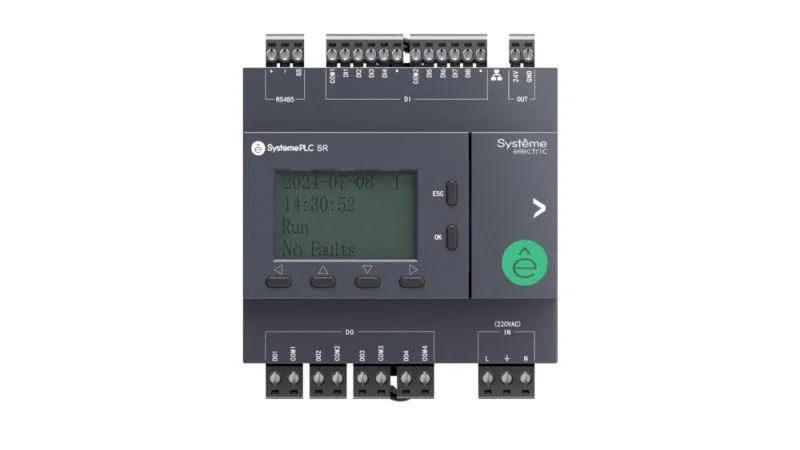 Реле интеллектуальное SR2 220В AC дисплей 12 IO: 8 DI; 4 DO (реле) 1хRS485 1хRJ45 SE ZR2PB11P7 Systeme Electric