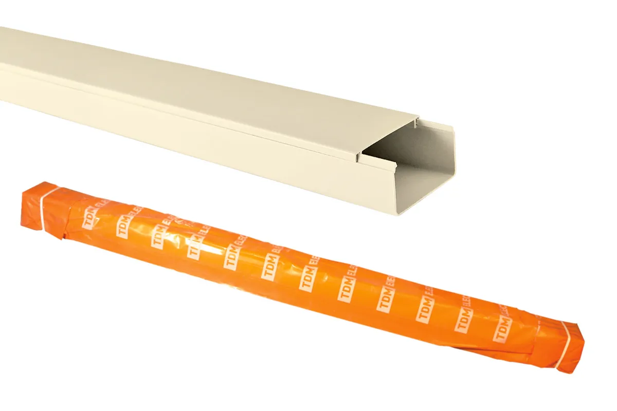 Кабель-канал 20х10 слоновая кость (100м) TDM SQ0402-0504