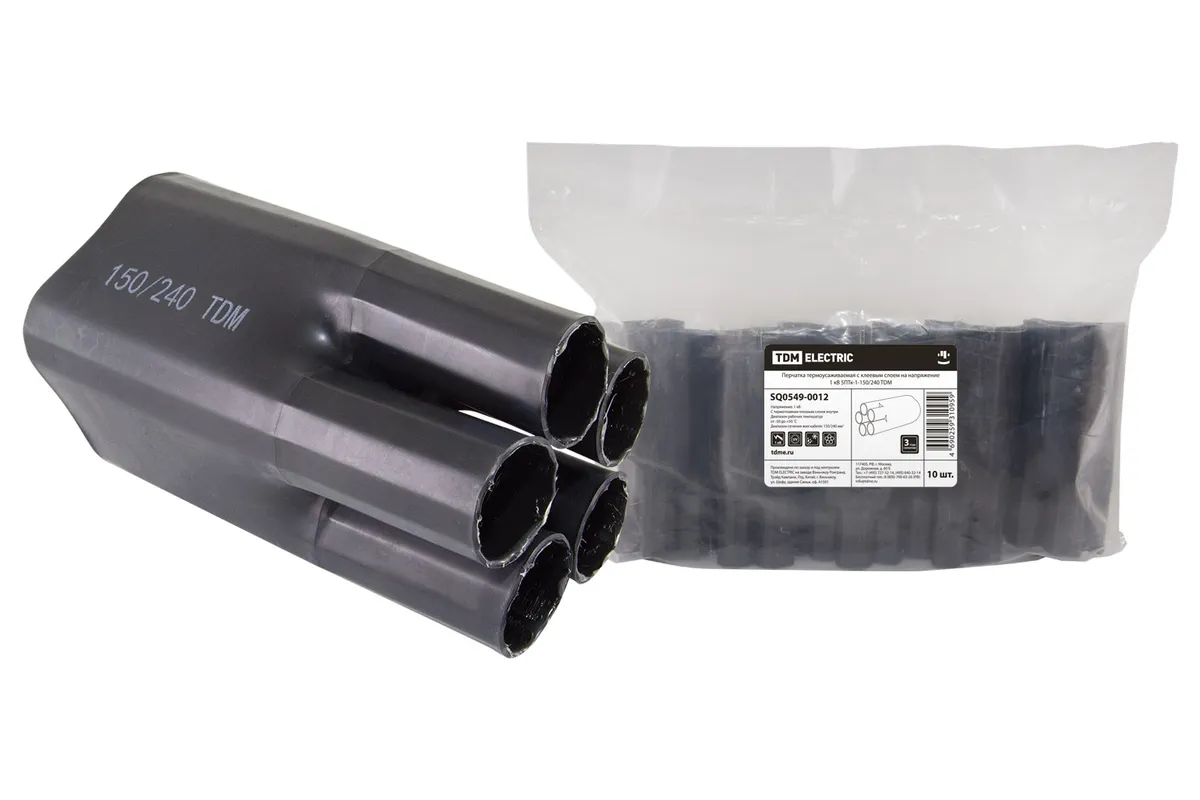 Перчатка термоусаживаемая 5ПТк-1-150/240 TDM SQ0549-0012