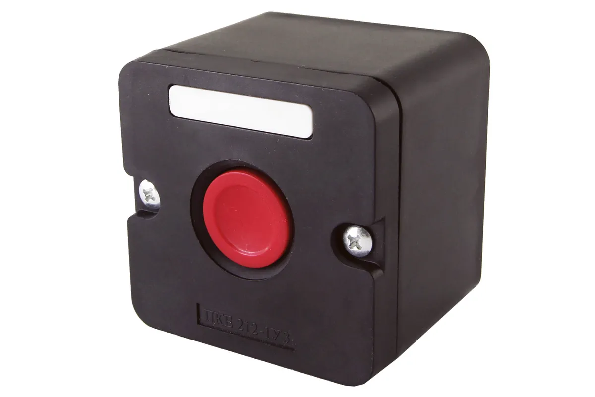 ПКЕ 212-1 У3, красная кнопка, IP40 TDM SQ0742-0001