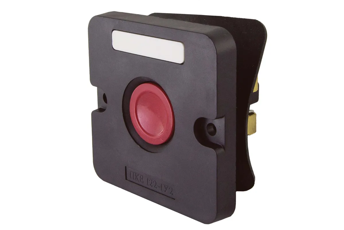 ПКЕ 122-1 У2, красная кнопка, IP54 TDM SQ0742-0014