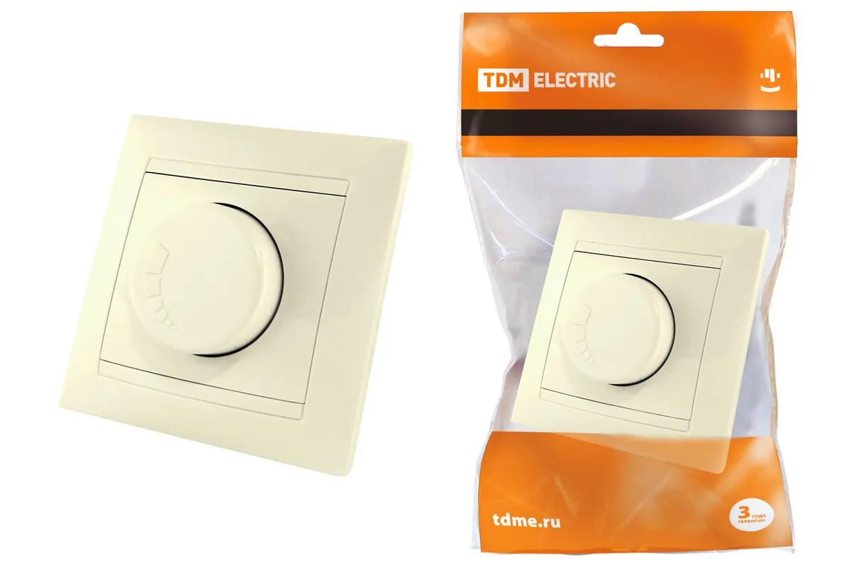 Dimmer RL 300W bone color "Lama" TDM SQ1815-0109