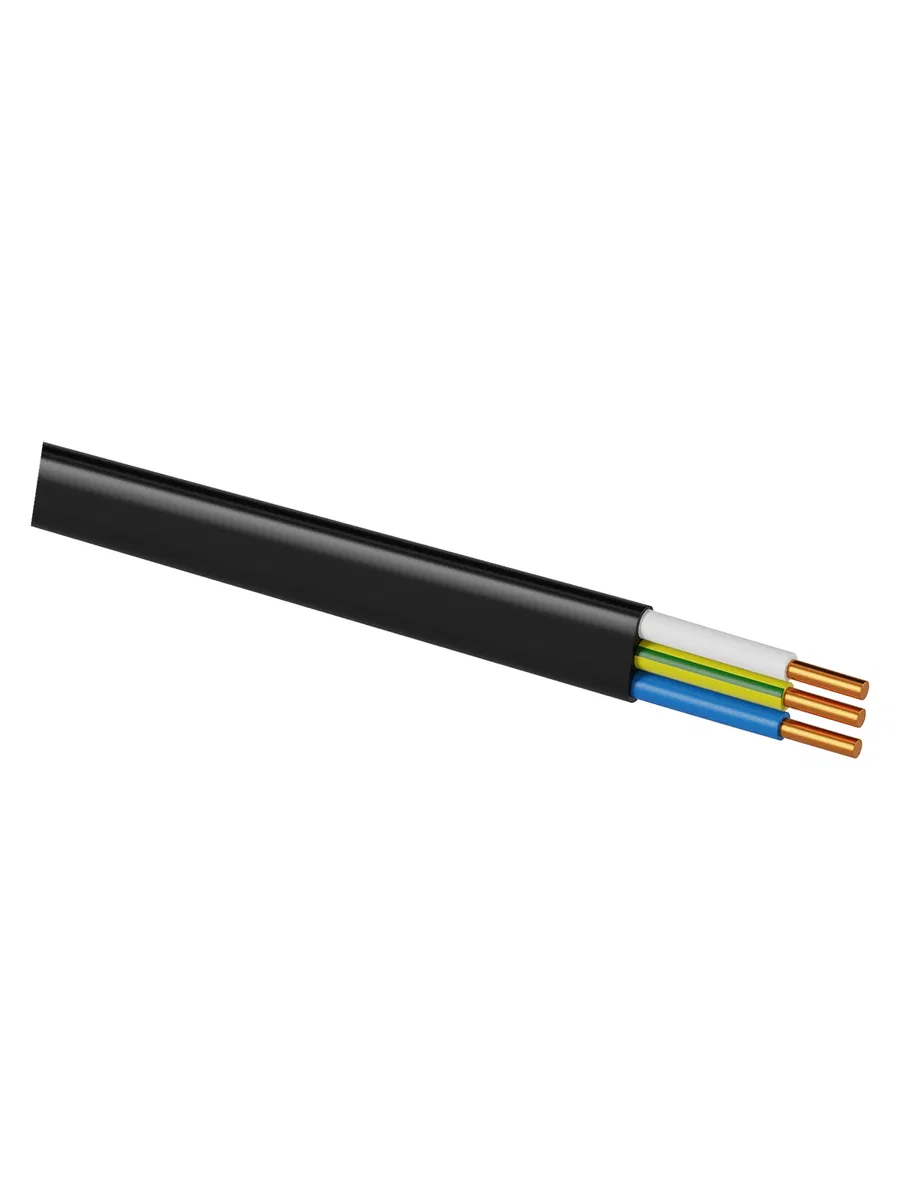 Кабель ВВГ-П нг(А)-LS 3х2,5 ок(N, PE)-0,66 ГОСТ (50м) TDM SQ0117-0060