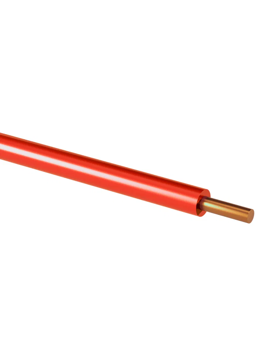 Провод ПуВнг(А)-LS 1х0,5 ГОСТ (1500м), красный TDM SQ0124-0259