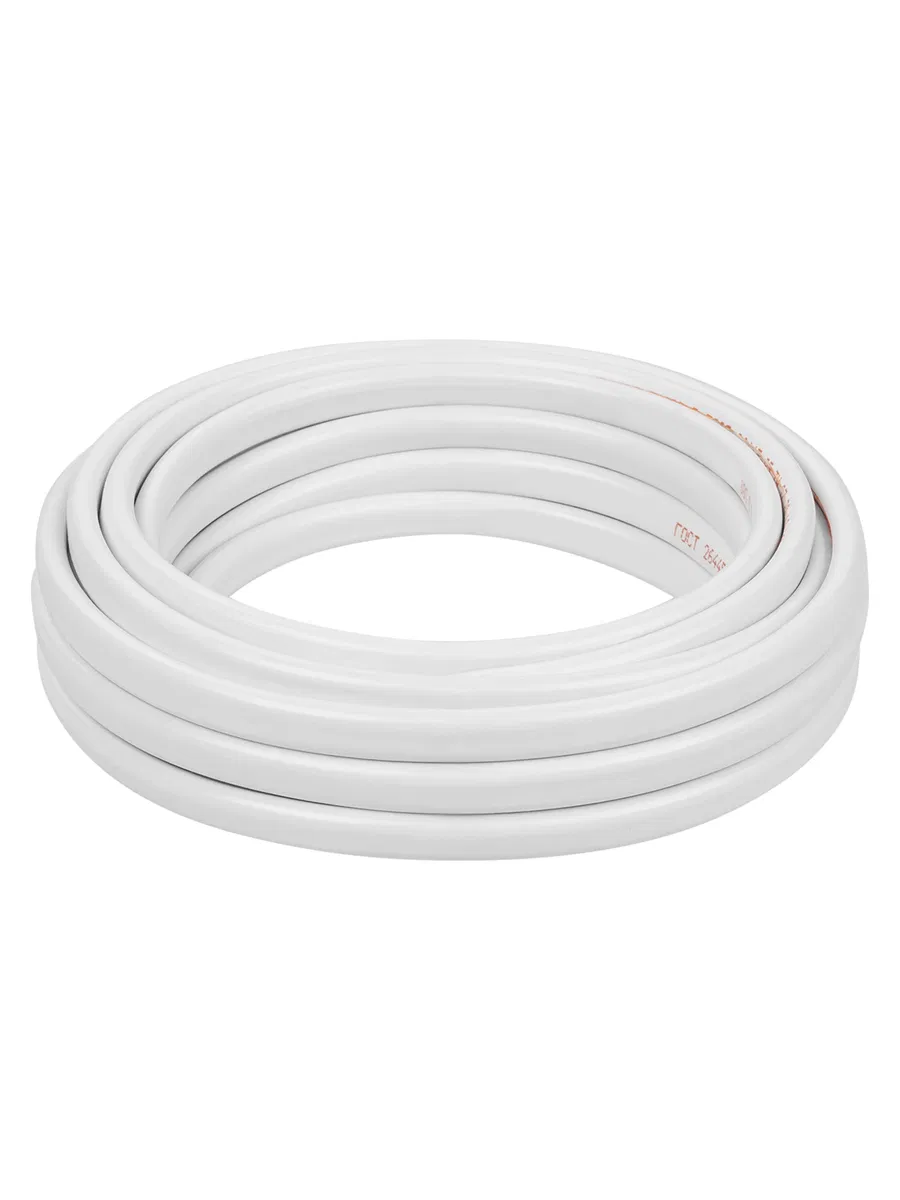 Wire PGVVP 3x1.5 GOST (5 m), White TDM SQ0127-0306