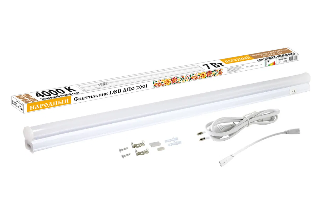 Светильник LED ДПО 2001 7 Вт, 4000К, IP40, Народный SQ0329-0069 TDM ELECTRIC