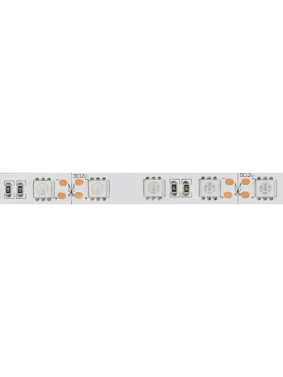 Лента светодиодная SMD5050-60-20-12-144-GR 60LED/м, IP20, 12В, 14,4Вт, зеленый, (У) TDM SQ0331-0175