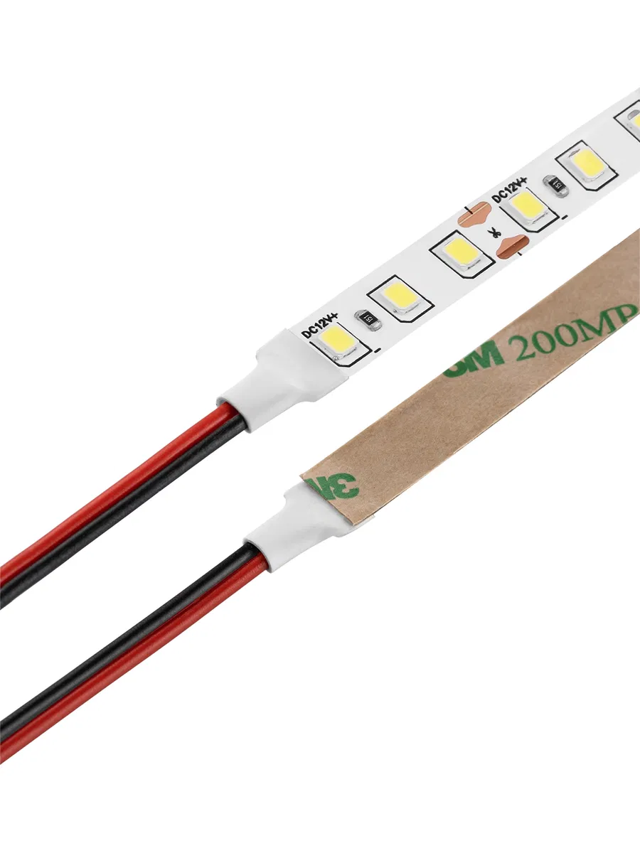 Лента светодиодная SMD2835-120 LED/м-IP20-12 В-9,6 Вт/м-6000 К (5 м) TDM SQ0331-0307