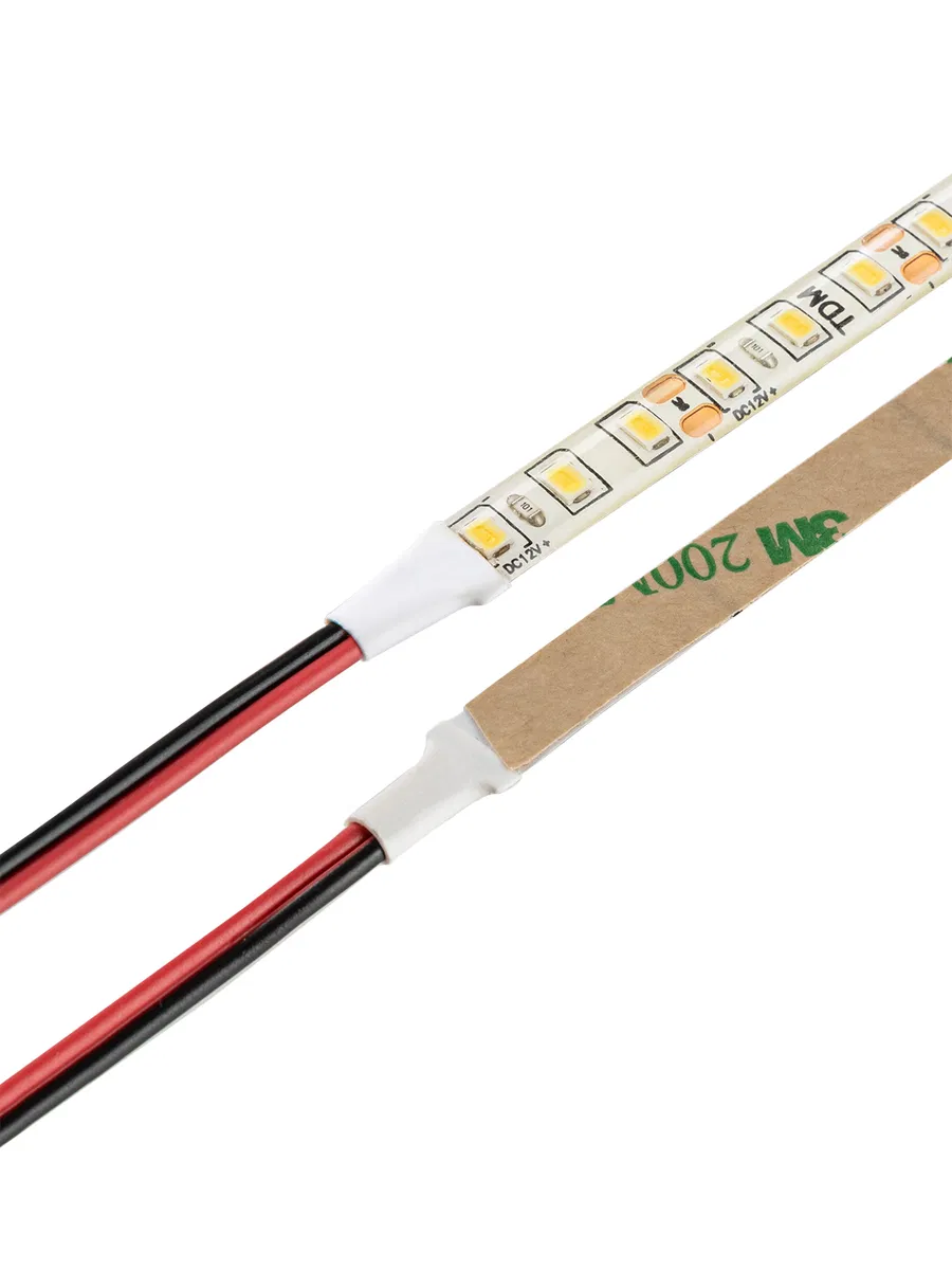 Лента светодиодная SMD2835-120 LED/м-IP65-12 В-9,6 Вт/м-3000 К (5 м) блистер TDM SQ0331-0338