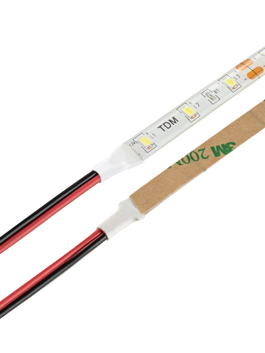 Лента светодиодная SMD2835-60 LED/м-IP65-12 В-4,8 Вт/м-6000 К (5 м) блистер TDM SQ0331-0341