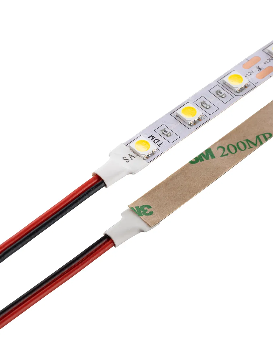 Лента светодиодная SMD5050-60 LED/м-IP20-12 В-14,4 Вт/м-3000 К (5 м) блистер TDM SQ0331-0369