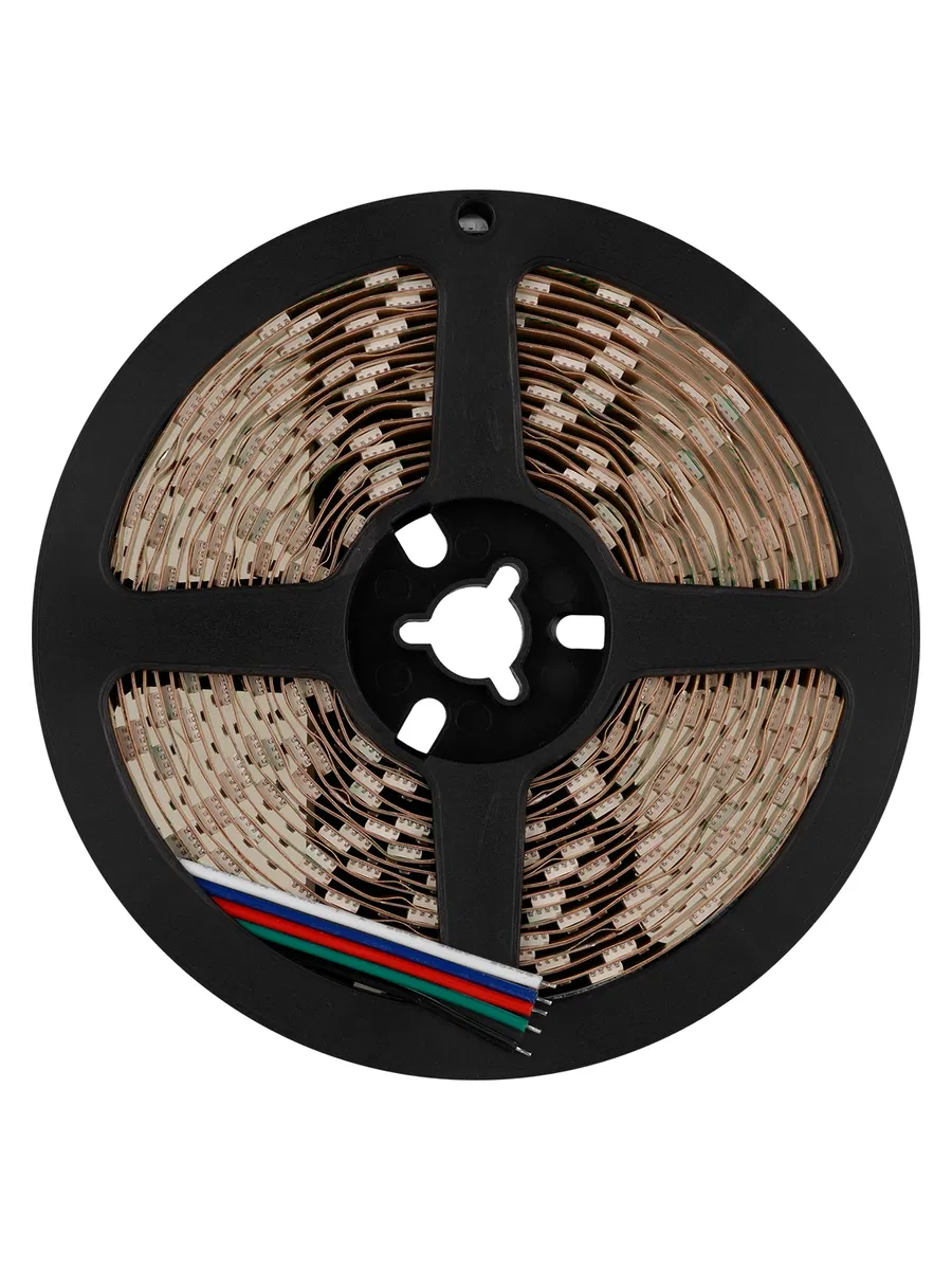 Лента светодиодная SMD5050-60 LED/м-IP20-12 В-10 Вт/м-RGBW (4 в 1), (5 м) TDM SQ0331-0373