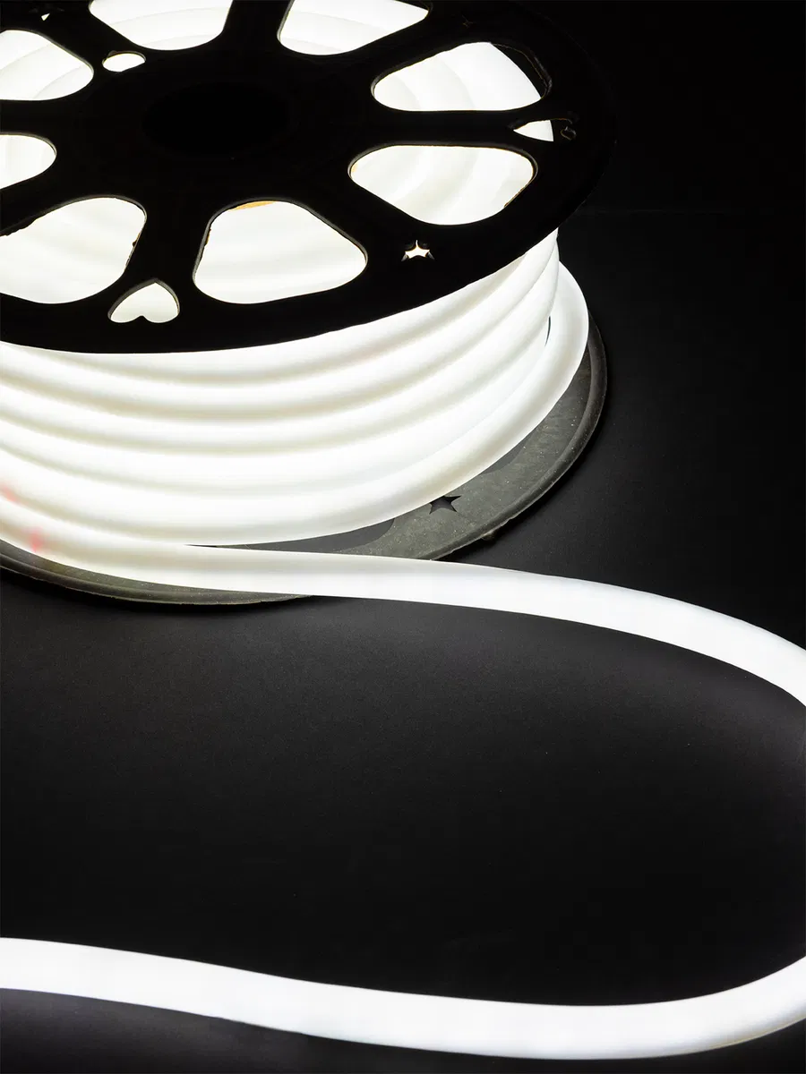 Гибкий неон круглый SMD2835-120 LED/м-220 В-6,5 Вт/м-IP67-6000 K (25м) TDM SQ0331-1518