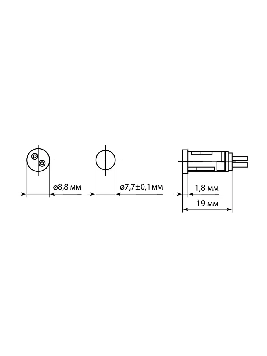 Патрон G4 керамический Народный SQ0335-0131 TDM ELECTRIC