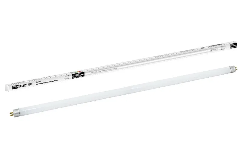 Linear double-ended fluorescent lamp LL-12/20W, T4/G5, 6500 K, length 565.2mm TDM SQ0355-0010