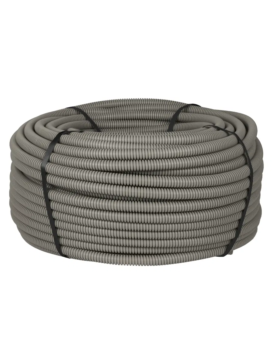 Труба гофрированная ПВХ d 20 с зондом (100 м) легкая Народная SQ0401-0302 TDM ELECTRIC